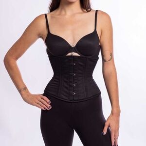 Orchard Corset Cotton Romantic Curve Standard Underbust CS-411 Black 22"